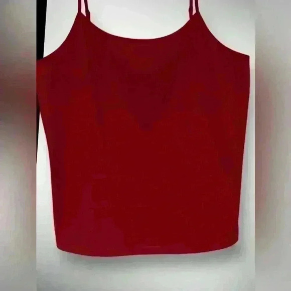 Lane Bryant Red Tank Top Adjustable Straps Size 14/16 - Picture 6 of 9